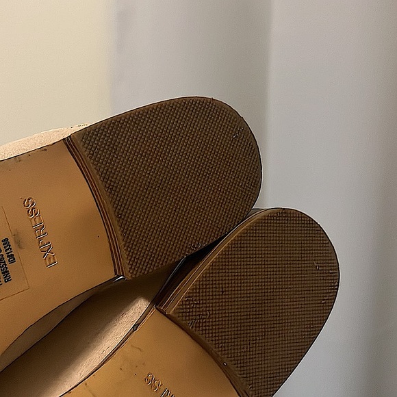 Express cream/pink embellished small heel flats - Picture 8 of 8